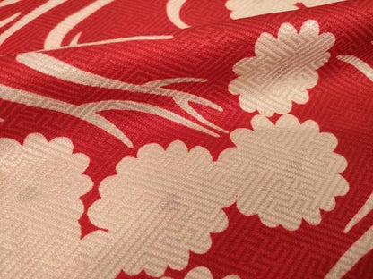 平和屋着物●アンティーク　大正ロマン　長襦袢　袷　流水花文　正絹　逸品　AABH5873ck