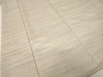 平和屋着物●上質な小紋　紬地　霞文　暈し染め　正絹　逸品　AABH5875ck