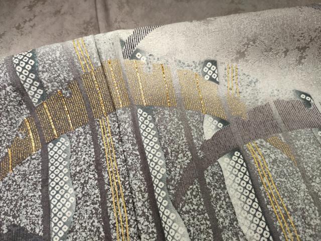 平和屋着物●訪問着　雪芝文　暈し染め　正絹　逸品　未使用　AABH5877ck