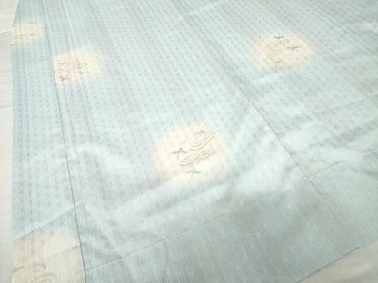 平和屋着物●長襦袢　無双仕立て　飛鶴文　ほたる暈し　洗える着物　AABH5878ck