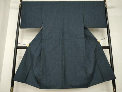 平和屋着物●男性　紬　亀甲柄　正絹　逸品　AABH5880ck