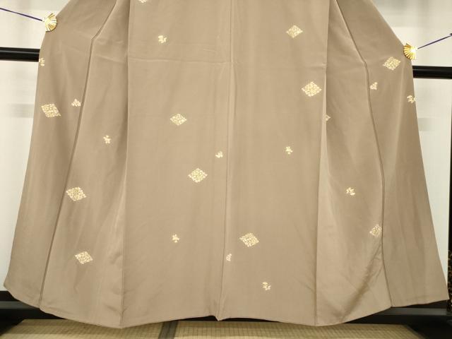 平和屋着物○上質な小紋 花菱文 正絹 逸品 AABH5894ck