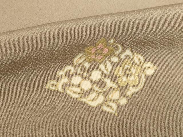 平和屋着物●上質な小紋　花菱文　正絹　逸品　AABH5894ck 平和屋着物○上質な小紋 花菱文 正絹 逸品 AABH5894ck