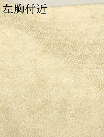 平和屋着物●訪問着　お召地　七宝花尽くし　暈し染め　正絹　逸品　AABH5903ck