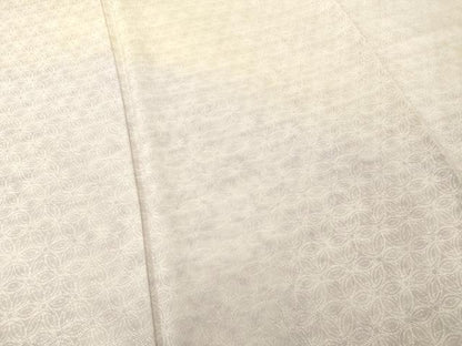 平和屋着物●訪問着　お召地　七宝花尽くし　暈し染め　正絹　逸品　AABH5903ck