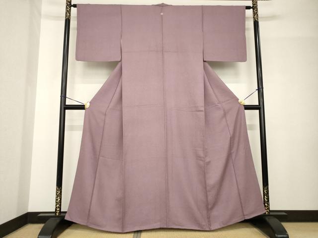 平和屋着物●江戸小紋　極小鮫小紋柄　正絹　逸品　AABH5916ck