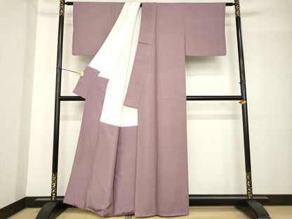 平和屋着物●江戸小紋　極小鮫小紋柄　正絹　逸品　AABH5916ck