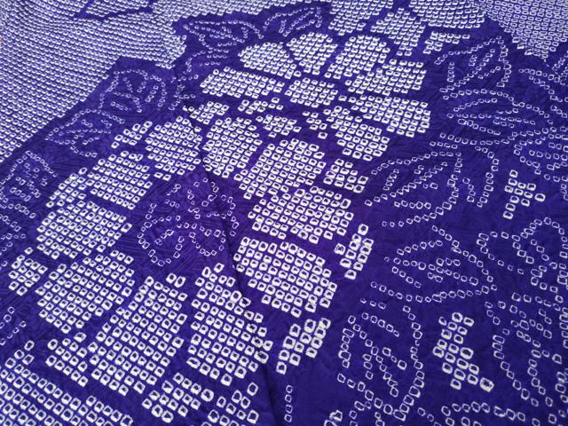平和屋着物●豪華振袖　総絞り　吉祥花文　正絹　逸品　AABH5918ck