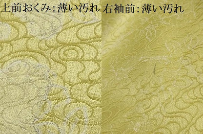 平和屋着物■豪華色留袖　草花文　正絹　逸品　AABH5961sx