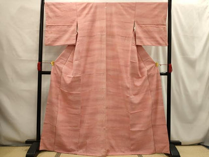 平和屋着物■上質な小紋　幾何学文様　暈し染め　正絹　逸品　AABH5972sx