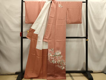 平和屋着物■訪問着　辻が花　暈し染め　銀彩　正絹　逸品　AABH5973sx