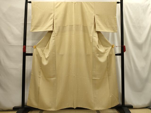 平和屋着物■上質な小紋 舞桜文 正絹 逸品 AABH5977sx