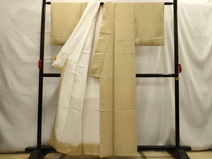 平和屋着物■上質な小紋 舞桜文 正絹 逸品 AABH5977sx