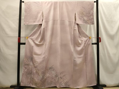 平和屋着物■訪問着　枝葉文　正絹　逸品　AABH5979sx