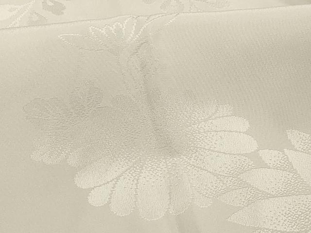 平和屋着物■長襦袢　無双仕立て　菊桐地紋　練色　洗える着物　AABH6018sx