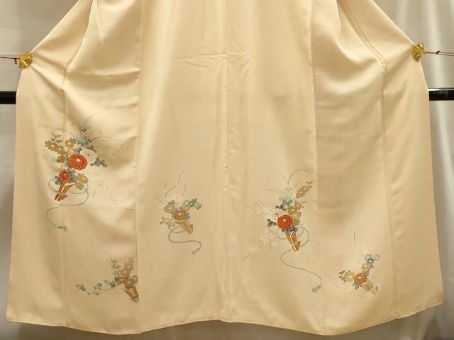 平和屋着物■訪問着 流水花束文 正絹 逸品 AABH6024sx