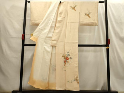 平和屋着物■訪問着 流水花束文 正絹 逸品 AABH6024sx
