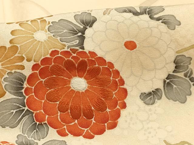 平和屋着物■訪問着 流水花束文 正絹 逸品 AABH6024sx