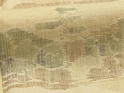 平和屋着物■上質な紬 風景文 正絹 逸品 AABH6031sx