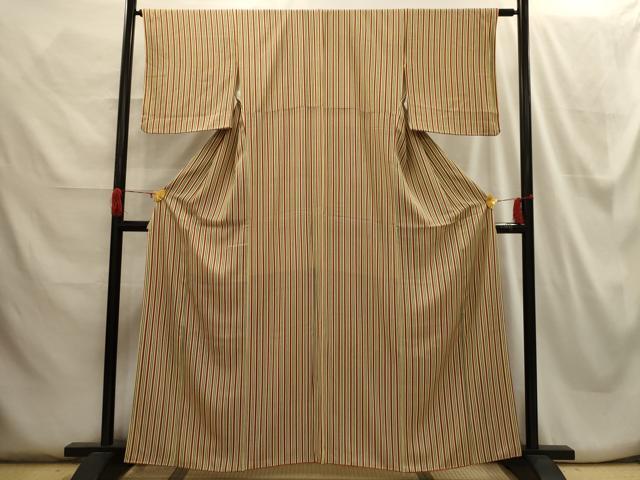 平和屋着物□上質な小紋 間道 正絹 逸品 AABH6032sx
