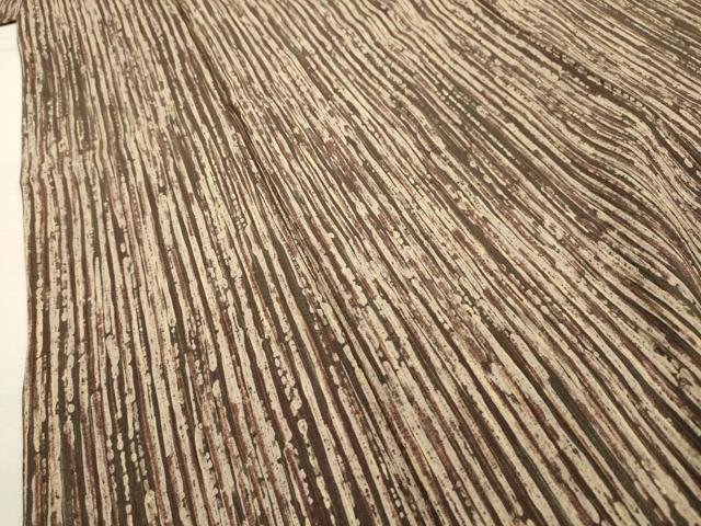 平和屋着物■上質な小紋 間道 正絹 逸品 AABH6039sx