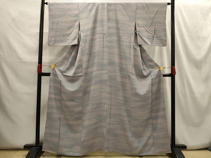 平和屋着物■上質な小紋 エ霞文 正絹 逸品 AABH6045sx