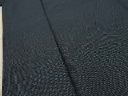 平和屋着物■男性　紬　アンサンブル　100亀甲　総詰め　正絹　逸品　AABH6046sx