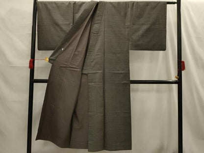 平和屋着物■男性　本場大島紬　アンサンブル　100亀甲　総詰め　正絹　逸品　AABH6056sx