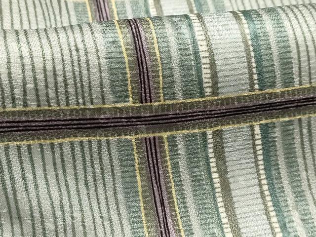 平和屋着物■小紋 格子 金彩 洗える着物 AABH6080sx