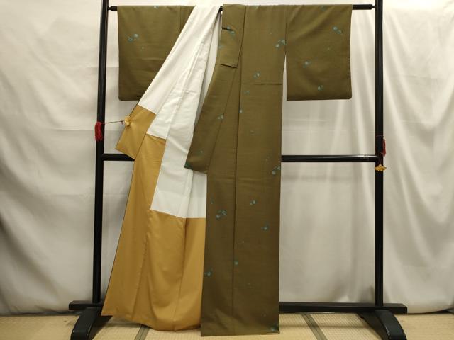 平和屋着物■小紋 成り物 洗える着物 AABH6084sx