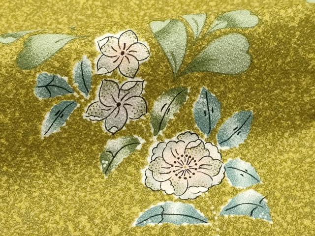 平和屋着物■小紋 辻が花文 洗える着物 AABH6090sx