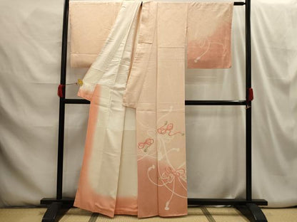平和屋着物■訪問着 駒刺繍 結び紐文 正絹 逸品 AABH6092sx