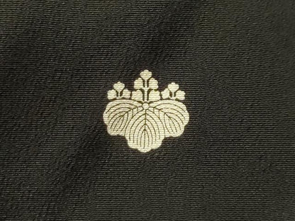 平和屋着物■豪華黒留袖 飛鶴風景文 暈し染め 金銀彩 正絹 逸品 AABH6098sx