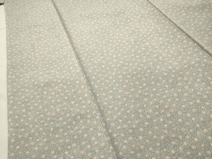 平和屋着物■上質な小紋 花唐草文 正絹 逸品 AABH6101sx