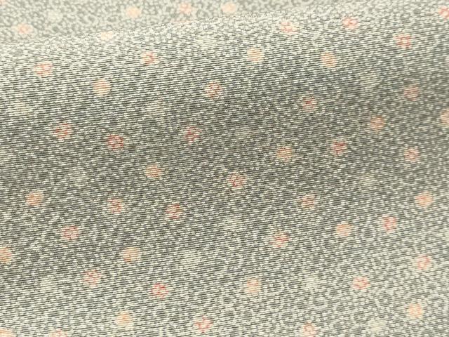 平和屋着物■上質な小紋 花唐草文 正絹 逸品 AABH6101sx