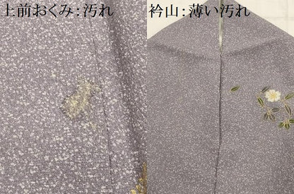 平和屋着物■訪問着 扇面花文 金彩 正絹 逸品 AABH6104sx