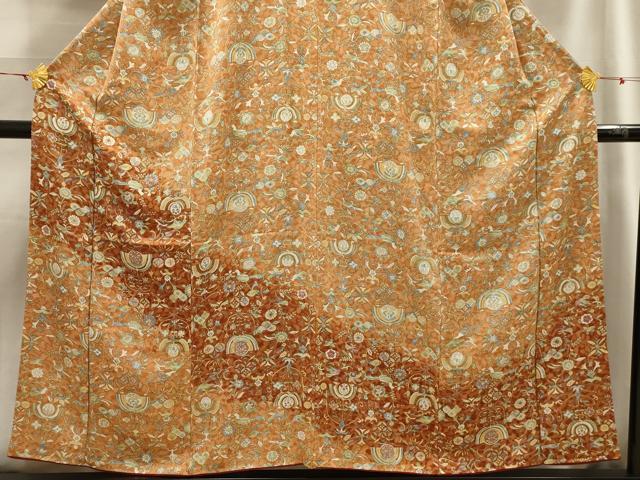 平和屋着物■訪問着 花鳥文 正絹 逸品 AABH6110sx