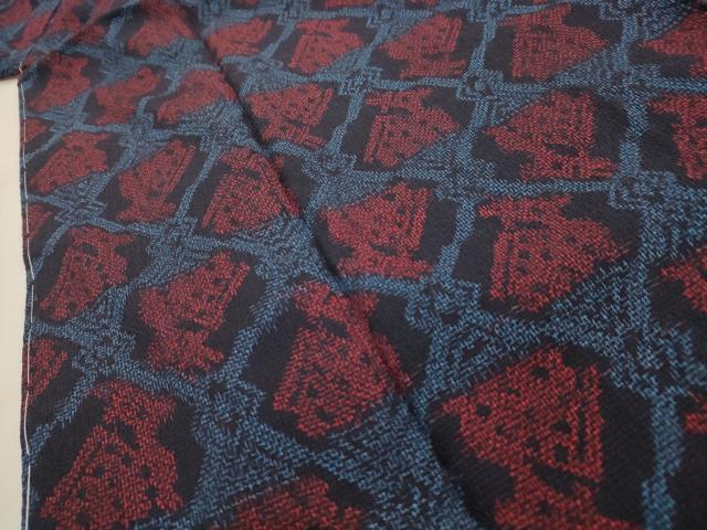 平和屋着物■本塩沢 名物裂 有栖川文様 正絹 逸品 AABH6113sx