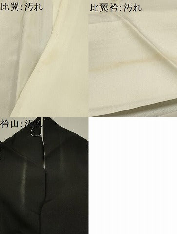 平和屋着物■豪華黒留袖 作家物 風景文 暈し染め 正絹 逸品 AABH6123sx