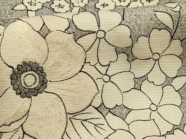 平和屋着物■訪問着 草花文 暈し染め 正絹 逸品 AABH6138sx