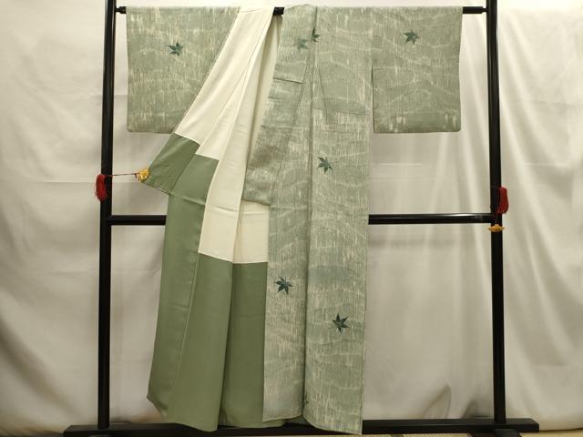 平和屋着物■上質な小紋 竜田川 正絹 逸品 AABH6141sx