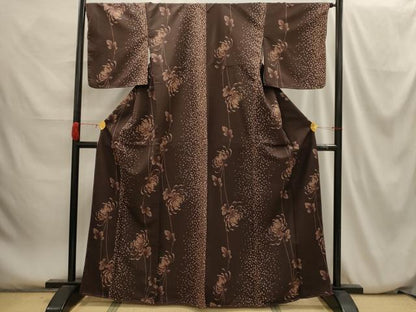 平和屋着物■小紋　乱菊　洗える着物　未使用　AABH6152sx