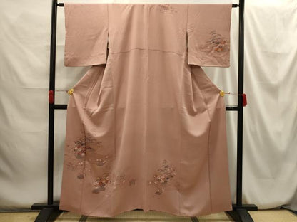 平和屋着物■訪問着　風景文　鈴乃屋扱い　正絹　逸品　AABH6170sx