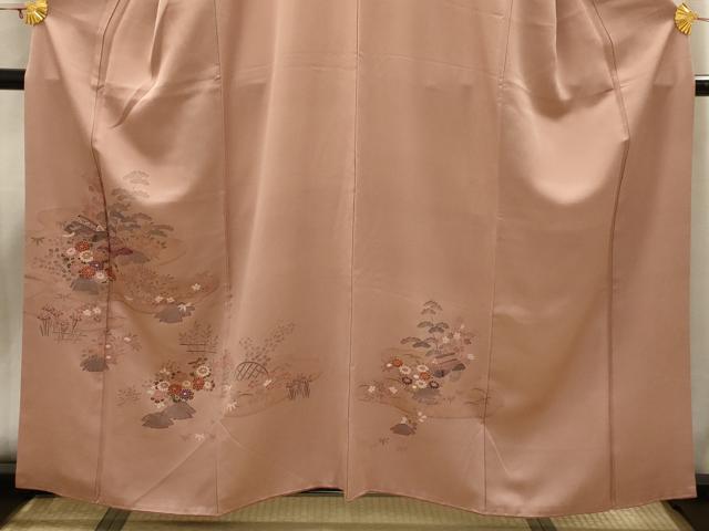 平和屋着物■訪問着　風景文　鈴乃屋扱い　正絹　逸品　AABH6170sx