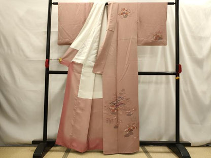 平和屋着物■訪問着　風景文　鈴乃屋扱い　正絹　逸品　AABH6170sx