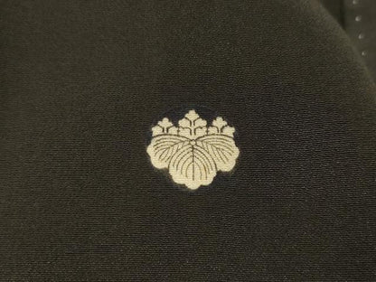 平和屋着物■豪華黒留袖 刺繍 花鳥文 暈し染め 金糸 正絹 逸品 AABH6172sx