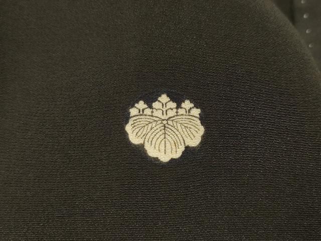 平和屋着物■豪華黒留袖 刺繍 花鳥文 暈し染め 金糸 正絹 逸品 AABH6172sx