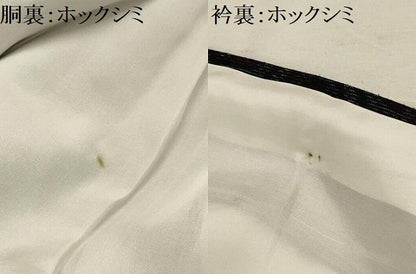 平和屋着物■上質な紬　亀甲花文　正絹　逸品　AABH6176sx
