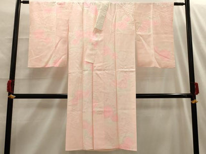 平和屋着物■長襦袢　無双仕立て　菊桐地紋　暈し染め　正絹　逸品　AABH6191sx