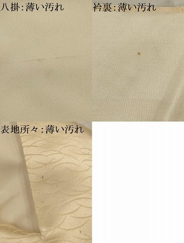 平和屋着物■訪問着　駒刺繍　亀甲草花文　金彩　正絹　逸品　AABH6200sx